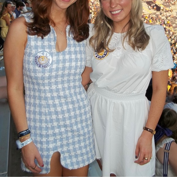 Amanda Uprichard Puzzle Dress in Lennox Tweed - Picture 2 of 2